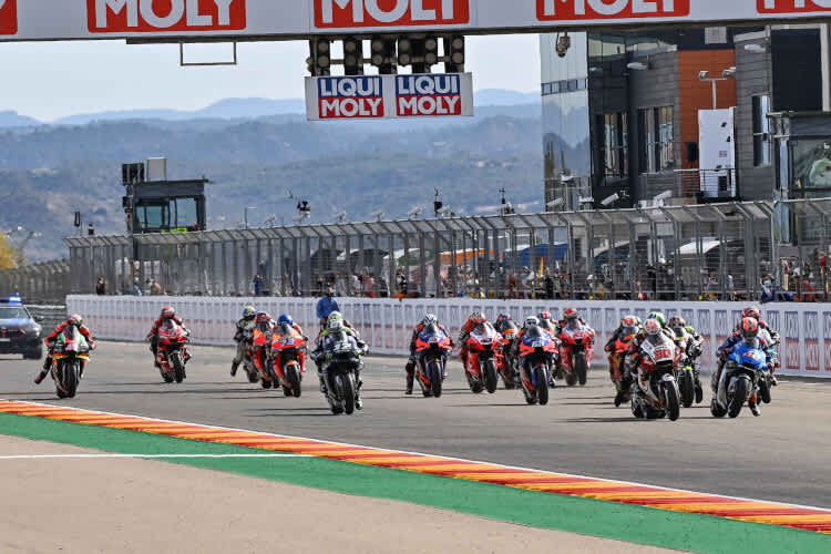 Selten war das MotoGP-Feld so eng beisammen wie 2020