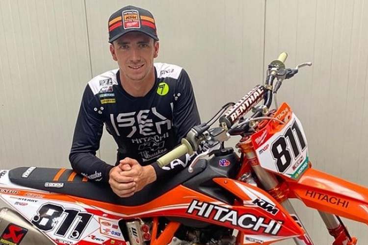 Adam Sterry startet für das Team 'Hitachi KTM fuelled by Milwaukee'