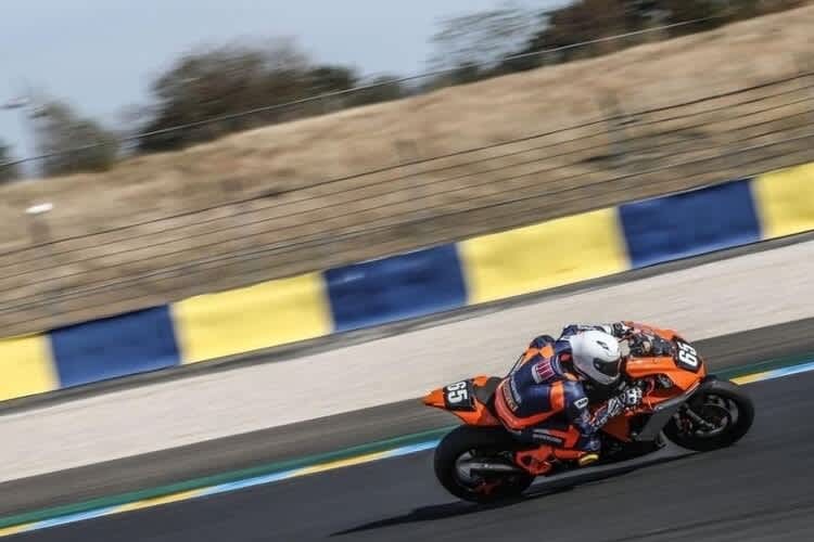 Stefan Ströhlein auf der Yamaha R1 in Le Mans