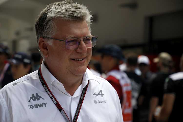 Otmar Szafnauer und Sebastian Vettel