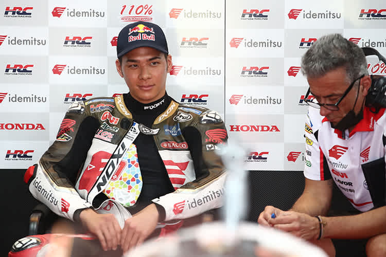 Takaaki Nakagami war auch im Warm-up der Schnellste