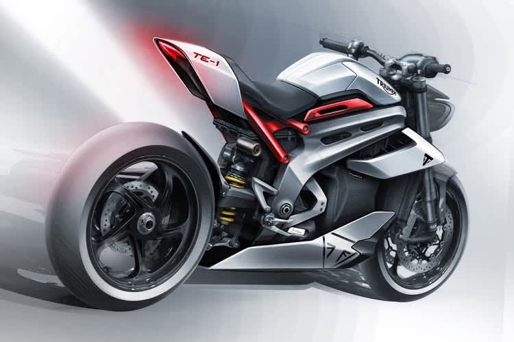 Triumph TE-1: Kein unförmiger Batterieklotz zwischen zwei Rädern, sondern ein attraktives Naked Bike