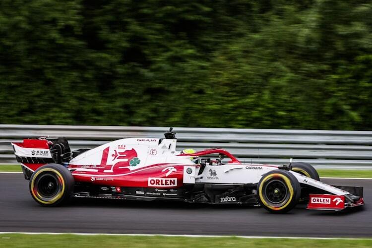 Théo Pourchaire im 2019er Alfa Romeo