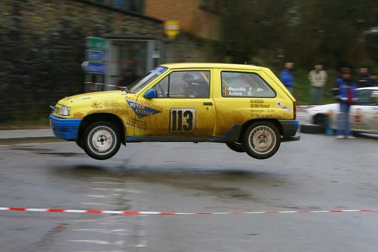 Thierry Neuville 2007 im Opel Corsa GSi