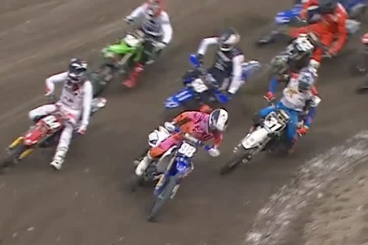 Dominique Thury zog im Heatrace von Seattle den Holeshot und führte das Feld über eine Runde an