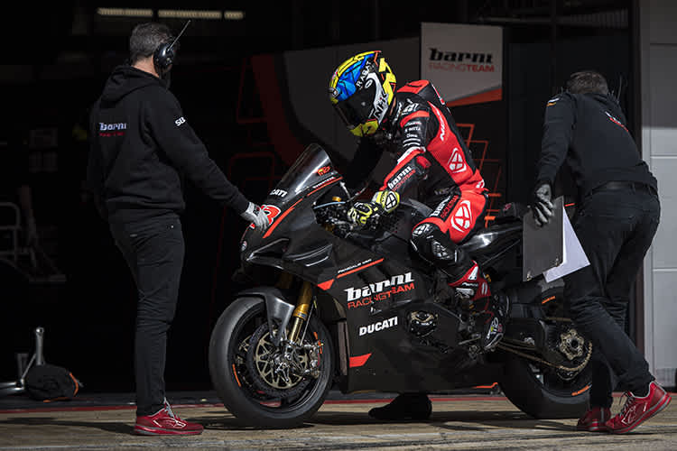 Tito Rabat auf der Barni-Ducati