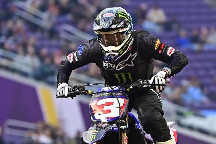 Tabellenführer Eli Tomac hatte in Minneapolis einen schweren Tag