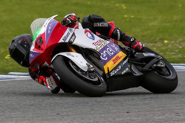 Lukas Tulovic auf dem MotoE-Bike in Jerez: Platz 8