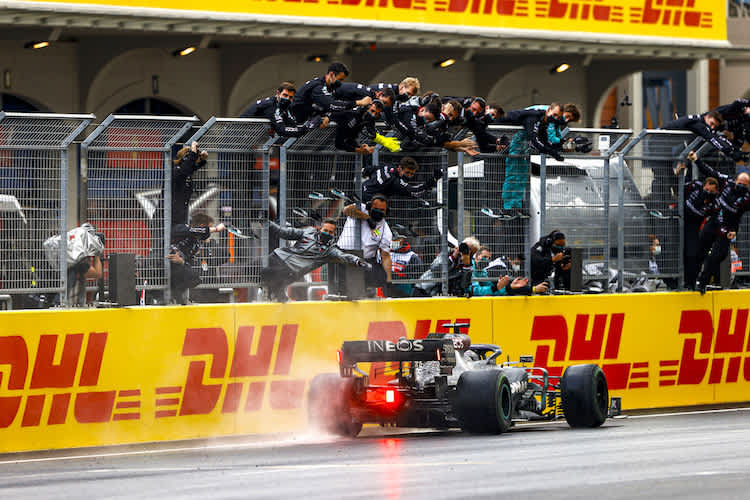 Lewis Hamilton 2020 in der Türkei: Sieg und siebter WM-Titel