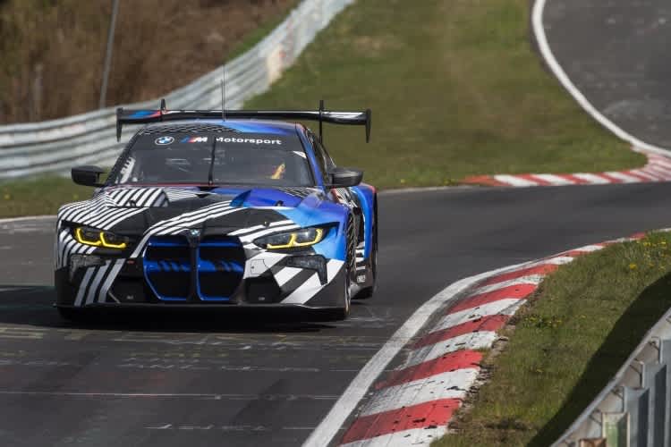 Der BMW M4 GT3 gab auf der Nordschleife Gas
