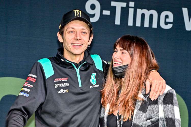 Valentino Rossi und Francesca Sofia Novello