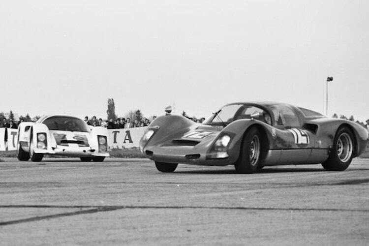 Gijs van Lennep gegen Jochen Rindt in Wien-Aspern 1966