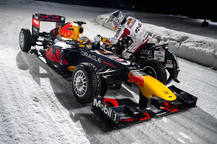 Eiskaltes Treffen: Max Verstappen und Franz «Franky» Zorn  