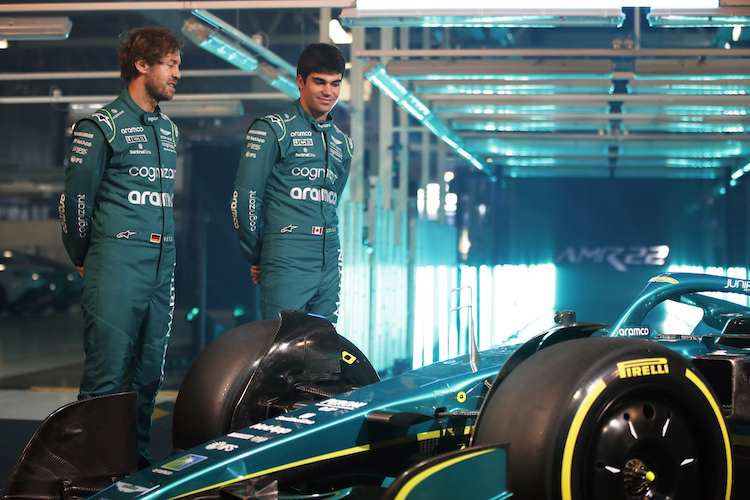 Sebastian Vettel sagt über den AMR22: «Ich finde, das Auto sieht sehr gut aus»