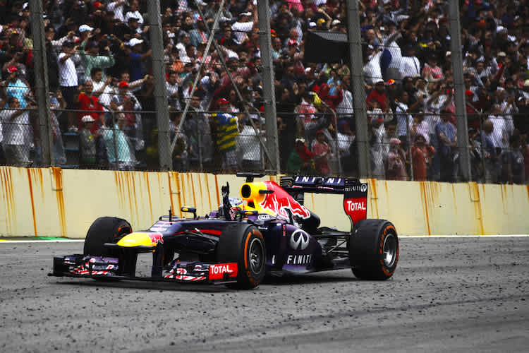Sebastian Vettel 2013 in Brasilien