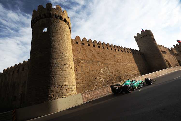 Sebastian Vettel im Aston Martin