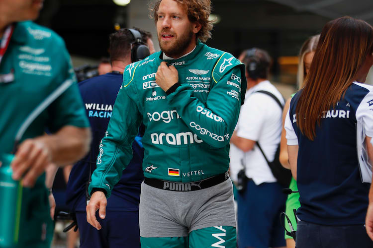 Piero Ferrari, Ferrari-CEO Louis Camilleri, Sebastian Vettel und Ex-Ferrari-Präsident Luca Montezemolo