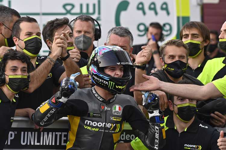 Große Freude beim VR46-Team