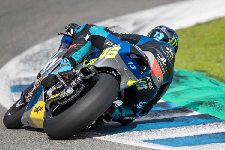 Celestino Vietti beim Moto2-Test in Jerez