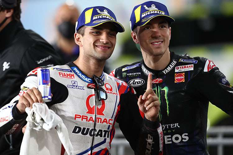 Jorge Martin und Maverick Viñales: zwei Spanier in Reihe 1