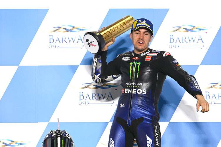 Maverick Viñales jubelt