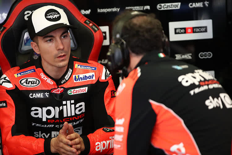 Maverick Viñales: Seit Aragón auf Aprilia