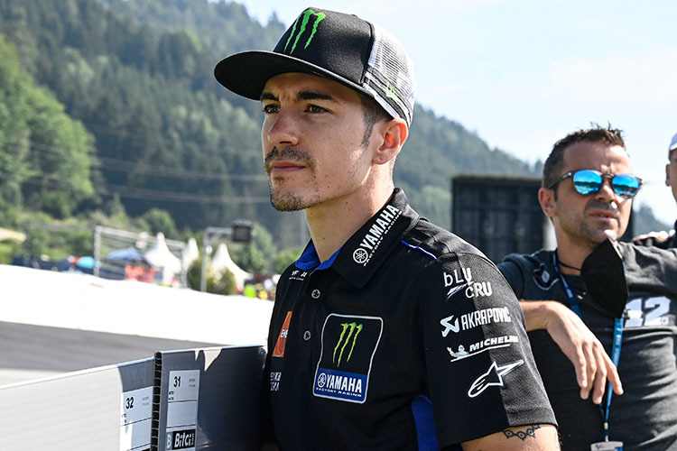 Maverick Viñales als Zuschauer beim GP von Österreich