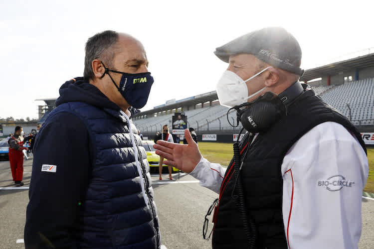 Vincent Vosse mit Gerhard Berger