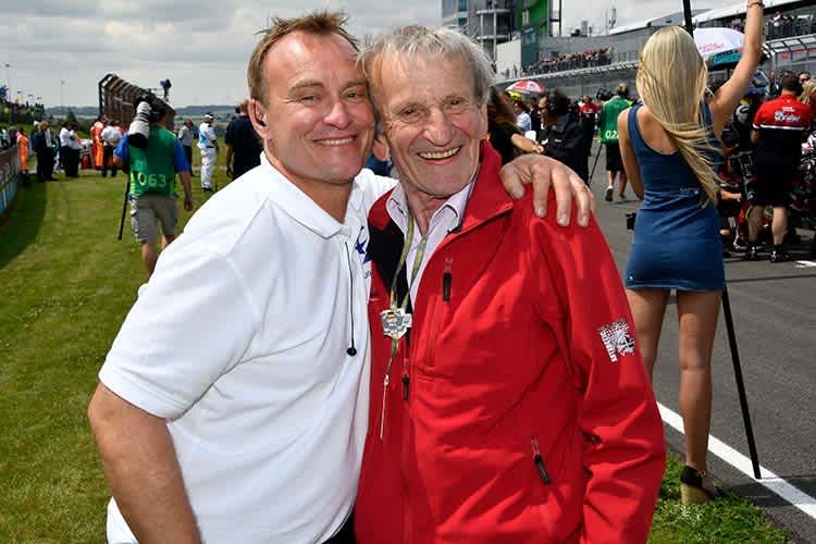Sachsenring-GP 2017: Der unvergessene Ralf Waldmann mit Rolf Uhlig