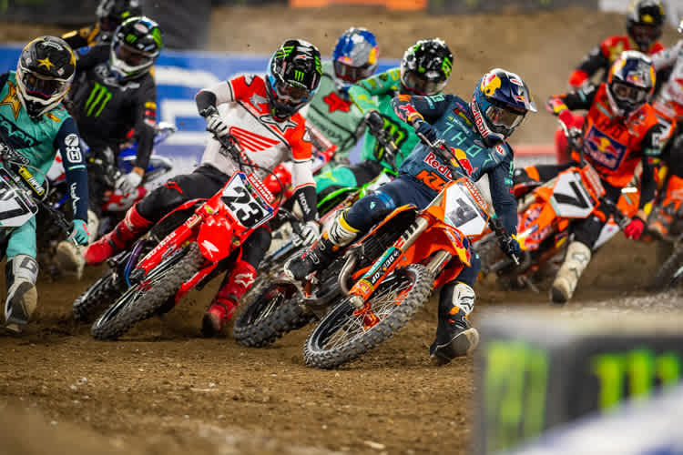 Webb zeigte in Minneapolis gute Starts und zog im Finale den Holeshot