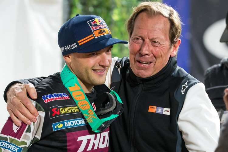 Cooper Webb mit seinem Mentor Roger DeCoster