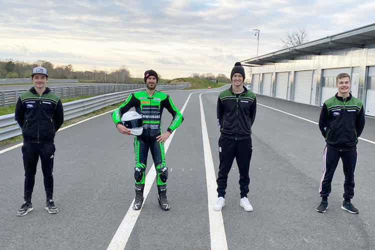 Team Weber mit Noderer, Debise, Thöni und Winkler (v.li.)