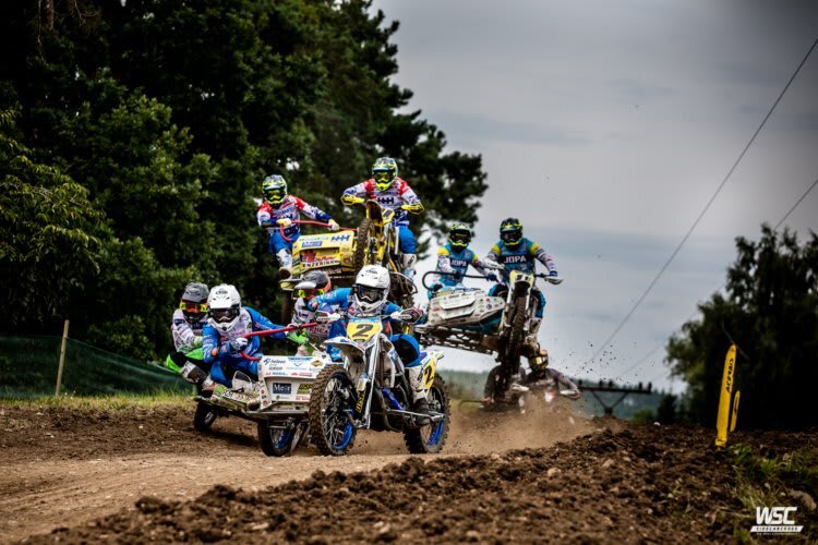 Starker Auftritt: Vanluchene/Bax (2) vor Veldman/Cermak (verdeckt dahinter), Willemsen/Lebreton (111), Van Werven/van den Bogaart (11) und Bax/Musset