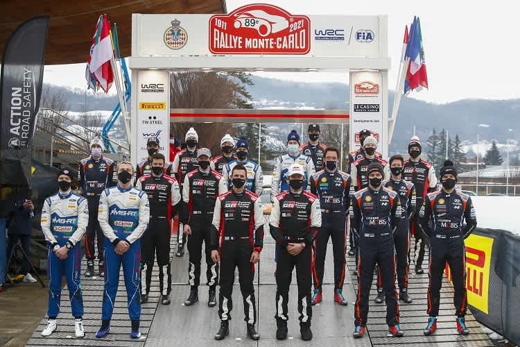 Die WM-Saison 2022 wird mit der 90. Rallye Monte Carlo eröffnet