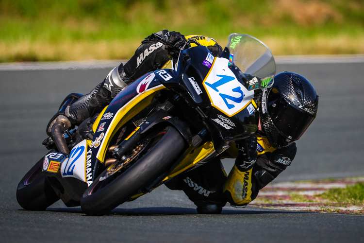 Max Zachmann beim Schleizer Dreiecksrennen