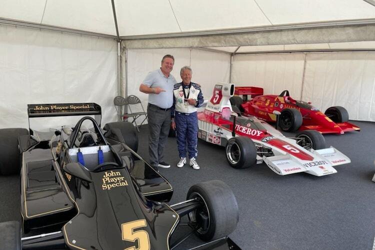 Zak Brown mit Mario Andretti in Goodwood