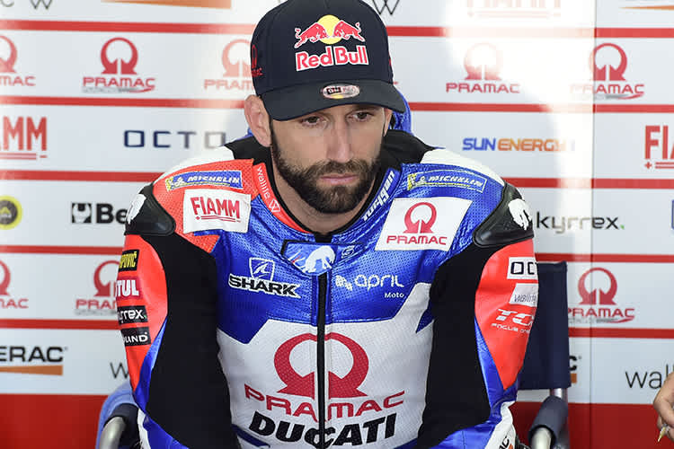 Johann Zarco nach dem furchterregenden Sturz