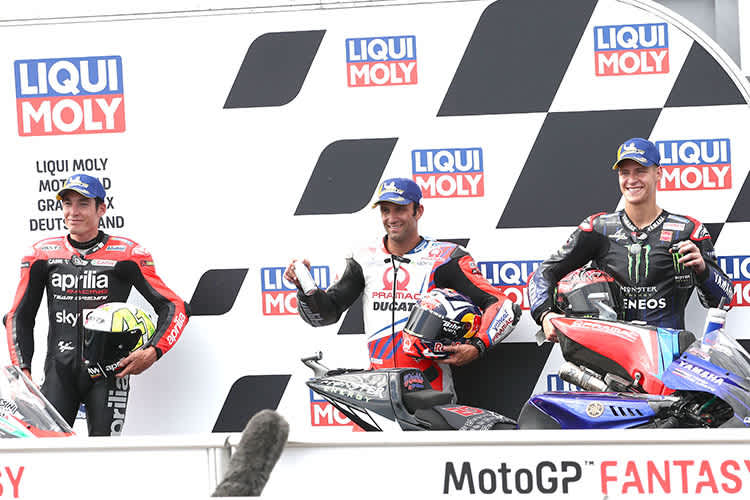 Die Top-3 des Qualis: Espargaró, Zarco und Quartararo