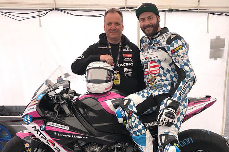 David Datzer mit Teamchef Willi Pötscher