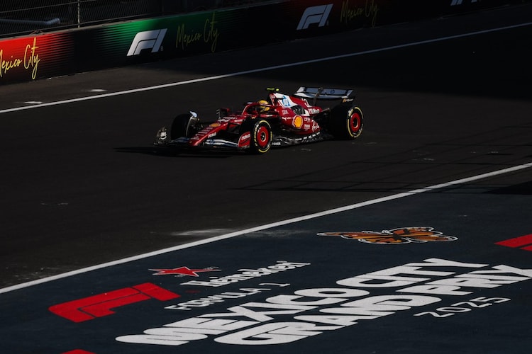 Lewis Hamilton in Mexiko