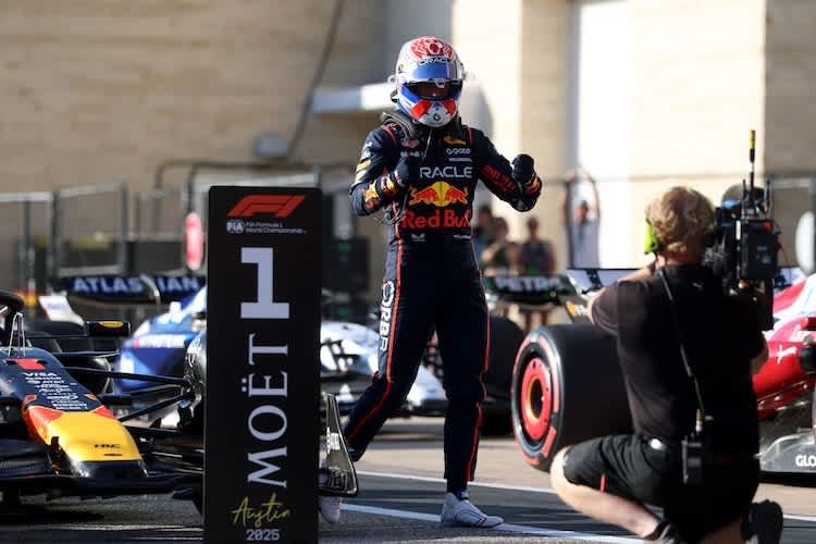 Max Verstappen in Texas