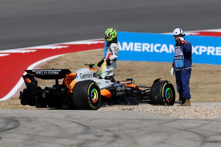Out für Lando Norris