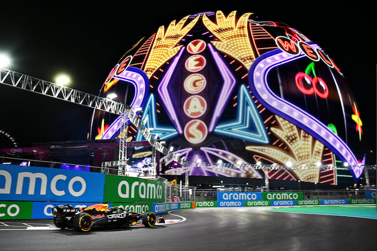 Max Verstappen in Las Vegas