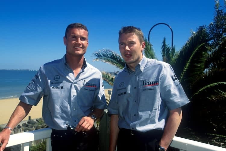 David Coulthard und Mika Häkkinen 2001 bei McLaren: Von wegen Team …