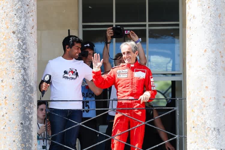 Alain Prost beim Goodwood Festival of Speed 2025
