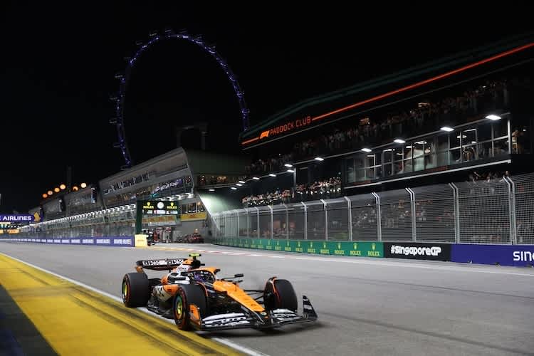 Lando Norris gewann den Singapur-GP 2024