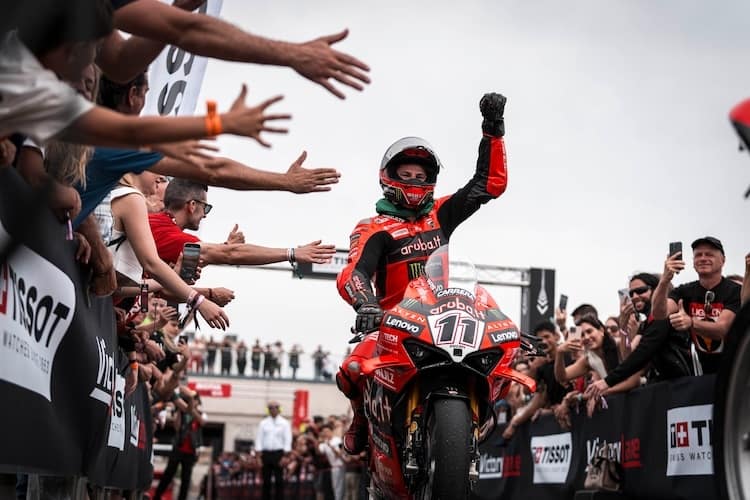 Nicolo Bulega holte am Sonntag die Maximalpunktzahl