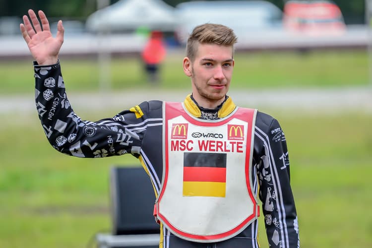 Timo Wachs aus Werlte gewann den FIM Langbahn U23 World-Cup in Vechta
