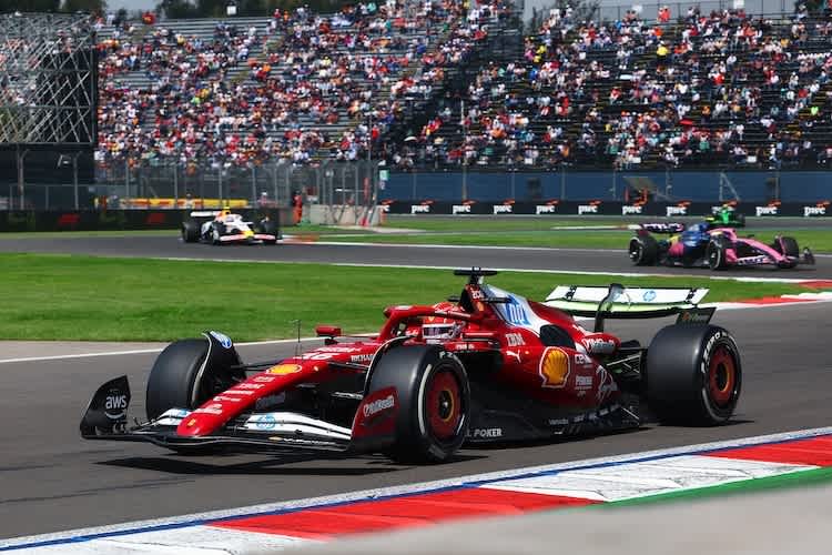 Charles Leclerc in Mexiko