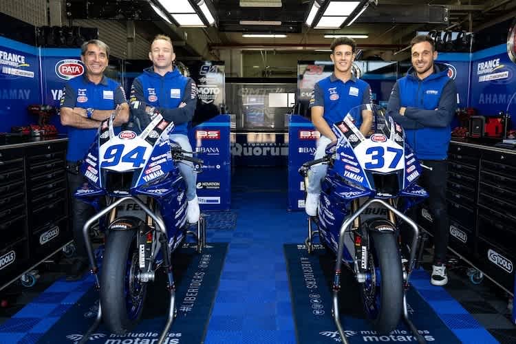 Christophe Guyot, Roberto Garcia, Lucas Mahias und Niccolo Canepa